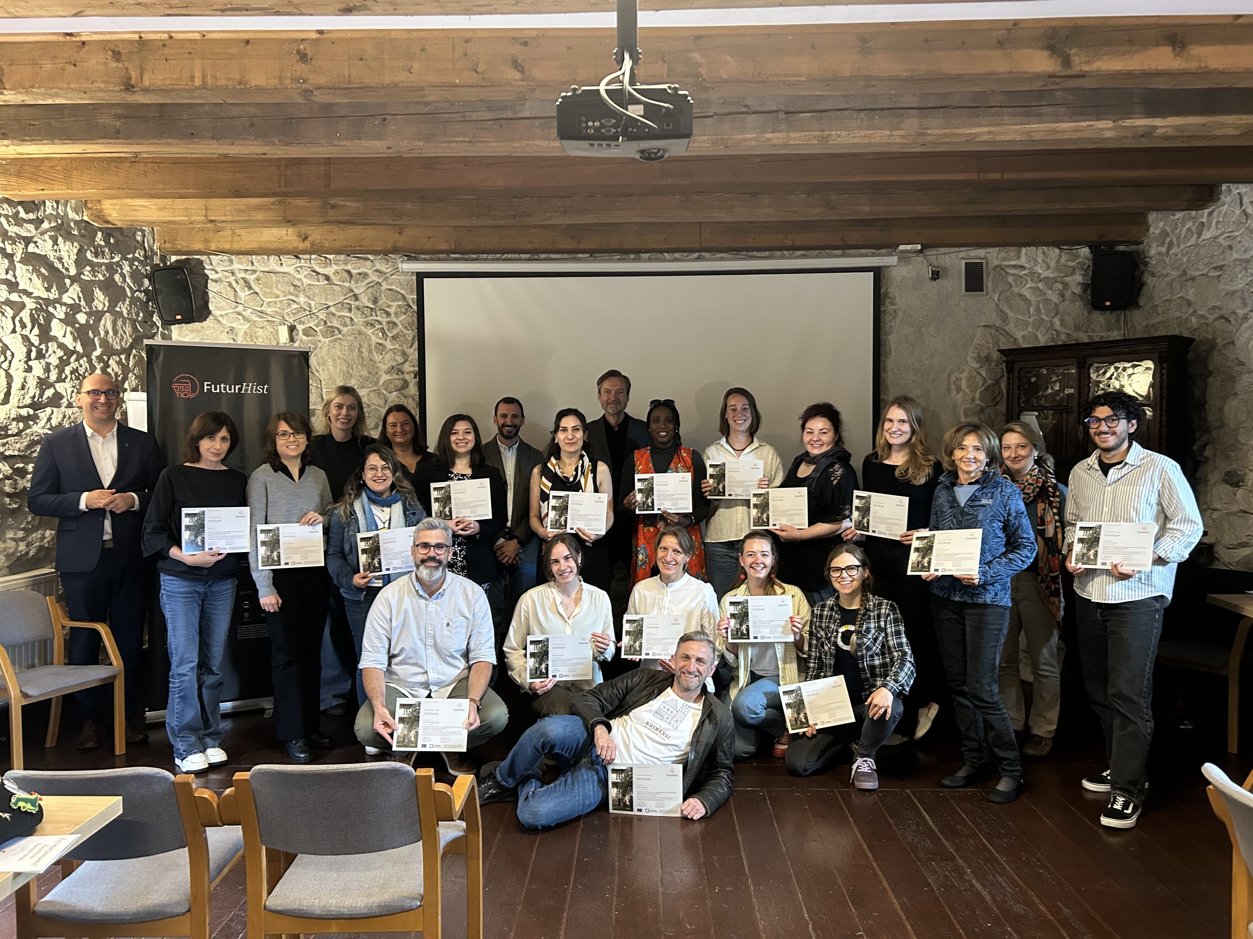 Certificates awarded at Summer Academy!